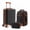 Black/14.17 x 8.66 x 22.83 inch, variant on Alvantor 3-Piece Hardside Expandable Luggage Set with Backpack, Toiletry Bag, TSA Lock, Spinner Wheels, Black