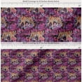 thumbnail image 2 of Soimoi Cotton Poplin Fabric texture,leaves & tiger Animal Printed Fabric 1 Yard 42 Inch Wide, 2 of 7