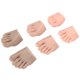 thumbnail image 5 of Modelo De Pie Para Exhibición De Uñas, Modelo De Pie Falso Profesional, Reutilizable, 3 Pares De Silicona, Lavable, Suave Para Salón De Tatuajes, 5 of 7