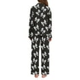 thumbnail image 3 of joogoo Pajamas Set for Women Bow Long Sleeve Pjs Loungewear XL, 3 of 7