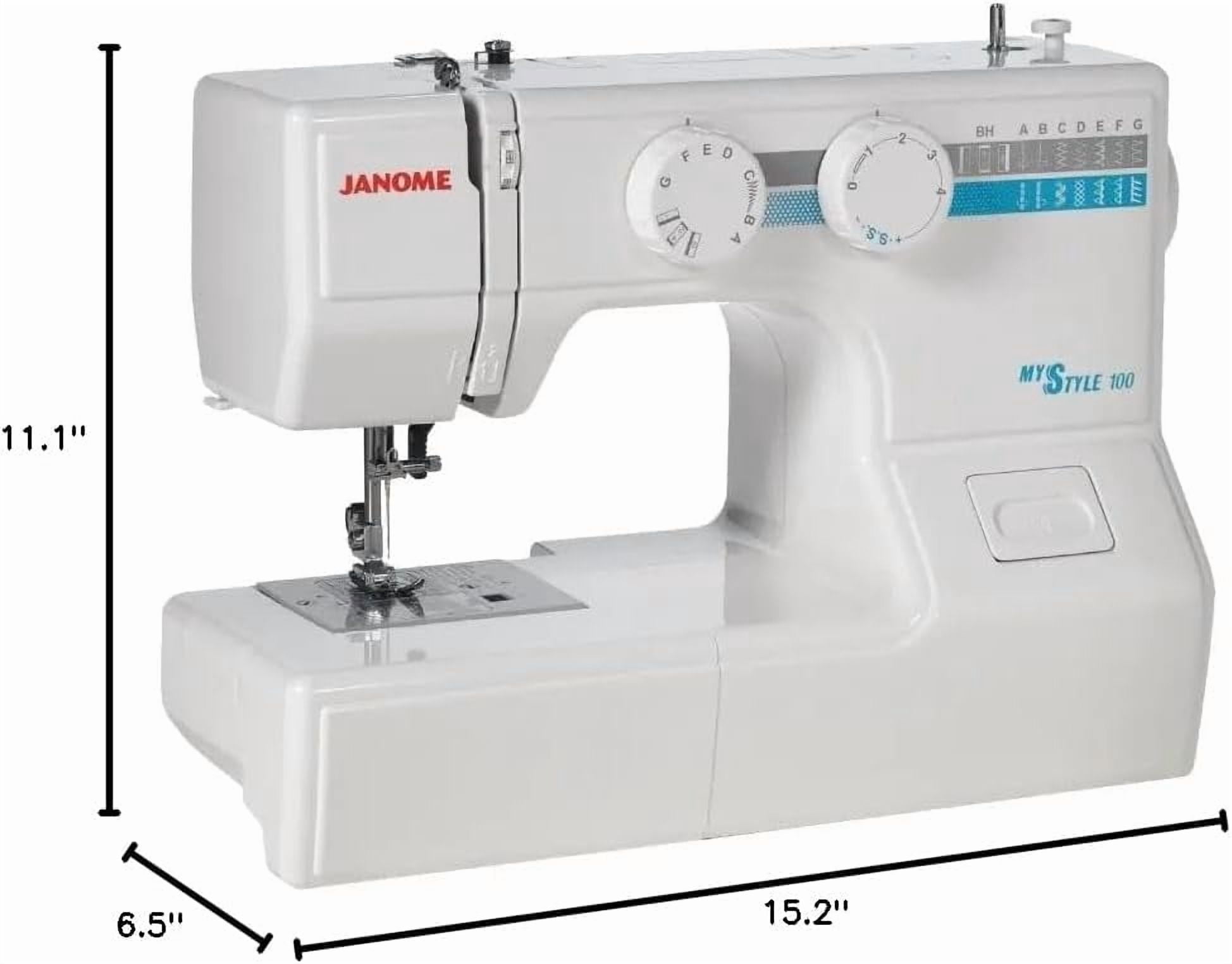 Janome MyStyle 100 Electric Sewing Machine with 13 Built-In Stitches