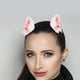 thumbnail image 5 of EeaseMX 1 par de pinzas para el pelo con orejas de gato para cosplay, adorables y con cascabel., 5 of 7