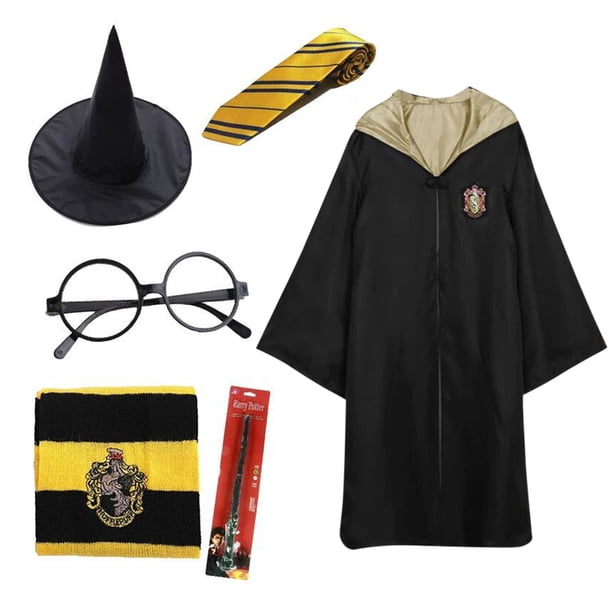 Academy Magic Robe Durable Magic Robe Ropa Halloween Ropa Negro para Adulto JShteea El nuevo