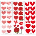 thumbnail image 1 of 12 Sheets Waterproof Lasting Tattoo Stickers Water Transfer Temporary Tattoos, Valentine's Day Body Fake Tattoos, 1 of 5