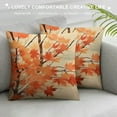 thumbnail image 3 of COMIO Fall Leaves Throw Pillow Covers Outdoor Forest Autumn Decor Maple Leaves Couch Sofa Bed Comfy Home Decor Couch Decorative Set,Yellow Orange, 3 of 5