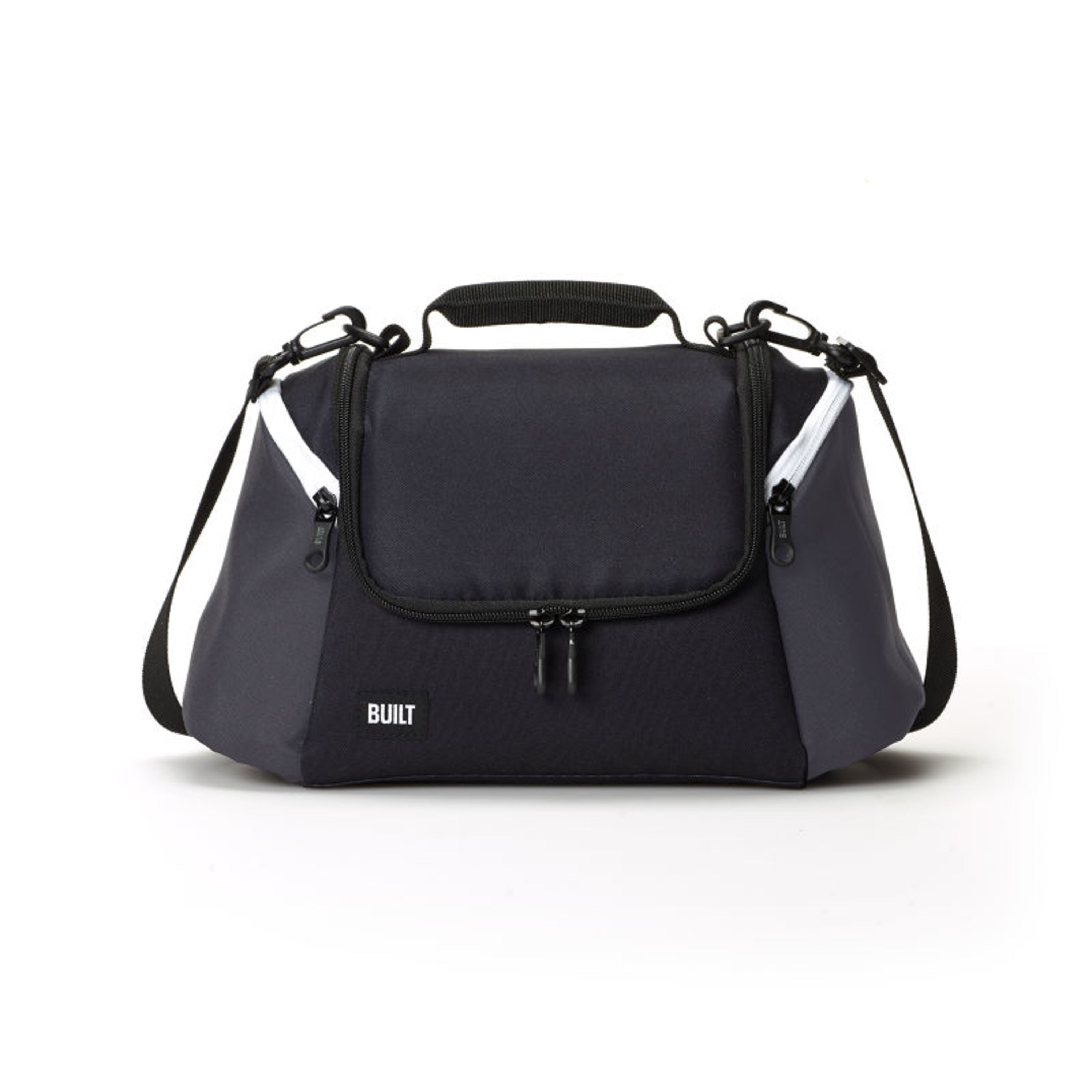 Built All Day Insulated Lunch Bag in Black with Gray Accents Walmart