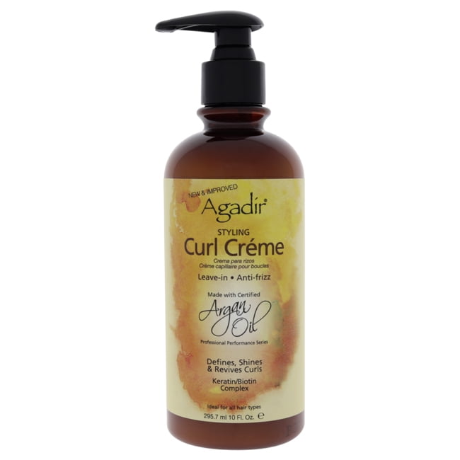Argan Oil Styling Curl Creme by Agadir for Unisex 10 oz Cream