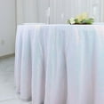 thumbnail image 2 of Efavormart 132" Wholesale Premium Table Cover Sparkly SEQUIN Round Tablecloth For Wedding Banquet Party Home Decor - Iridescent Blue, 2 of 11