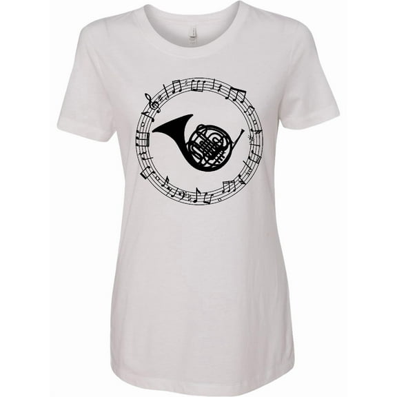 Inktastic French Horn Music Women's T-Shirt
