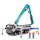thumbnail image 2 of 1:50 coche modelo de aleación 88385 camión bomba de hormigón acústico-óptica camión adornos de metal para adultos juguetes de regalo de Año Nuevo de Navidad para niños zhangyuxiang LED, 2 of 2