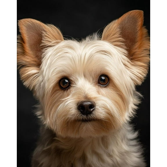 Paint by Numbers for Adults Kids Beginner Playful Yorkshire Terrier DIY Acrylic Painting by Numbers Kits with Brushes Acrylic Pigment Home Decoration Gifts 16 x 20 inch