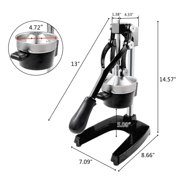 Zimtown Manual Juicer, Juice Squeezer, Hand Press Juicer Machine, Heavy Duty, Black