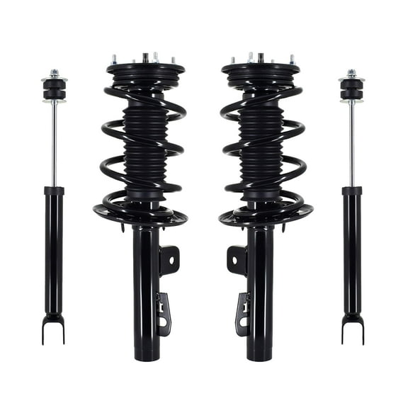 Set Front Quick Complete Strut-Coil Spring-Rear Shock Absorber For 2010 2011 Ford Taurus AWD