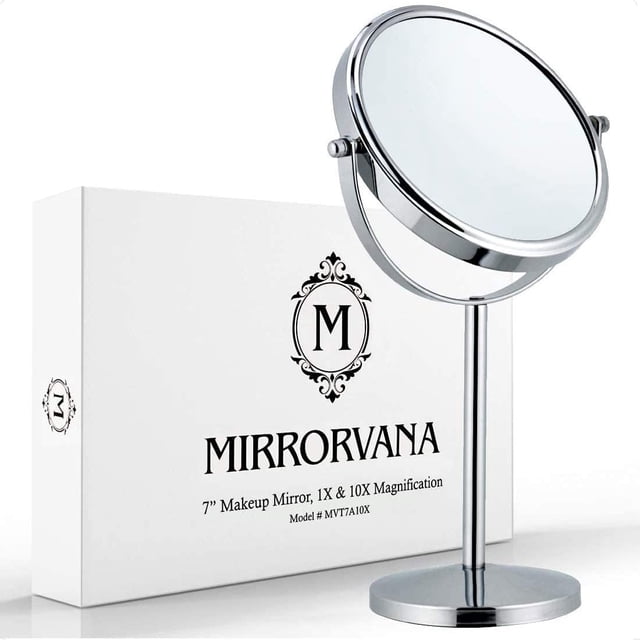 Espejo de maquillaje MIRRORVANA con aumento de 10 x 1 x 1 x 14 cm/7 cm