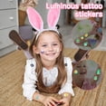 thumbnail image 3 of Alaiyaky 6 Pcs Bunny Costume Set Tutu Skirt Bunny Headband Bowtie Socks and Tail for Cosplay Easter Halloween Party, 3 of 6