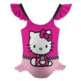 thumbnail image 5 of Hello Kitty Girls One Piece Swimsuits Hawaiian Summer Swimwear Beach Bathing Suit Outfits, 5 of 7