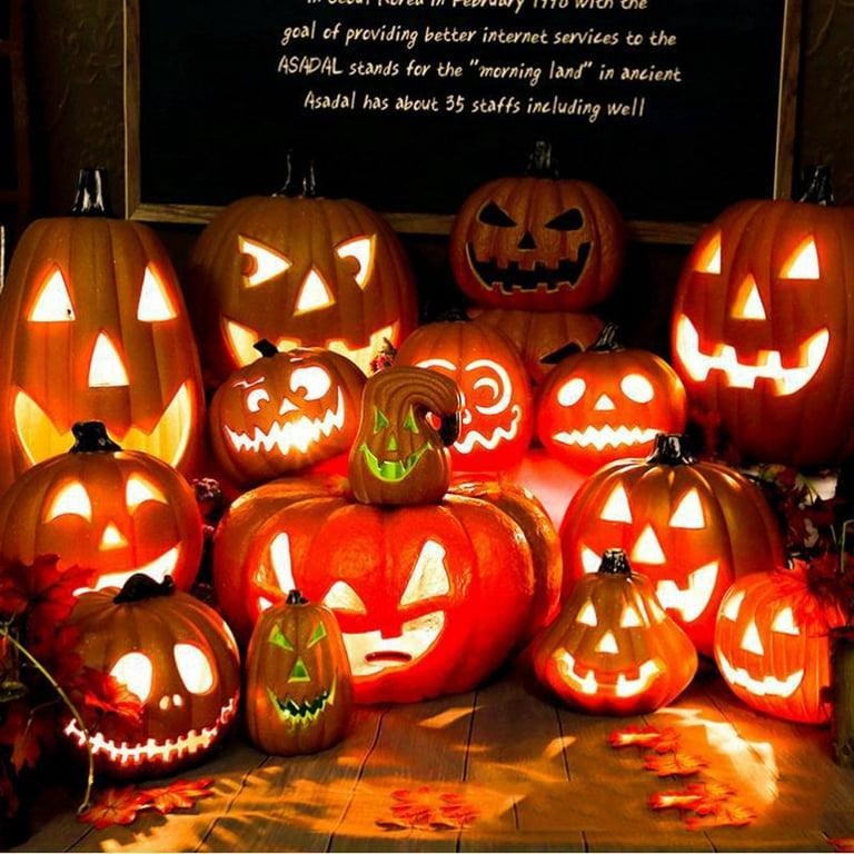 TUTUnaumb New Product on Sale Halloween Decor LED Pumpkin Lantern ...