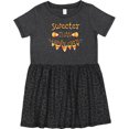 thumbnail image 3 of Inktastic Sweeter Than Candy Corn Halloween Girls Toddler Dress, 3 of 5