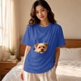 thumbnail image 2 of Pet Pouch Shirt Oversized Front Pocket Top for Small Dogs and Cats, Long Sleeve Casual Pet Carrier Shirt with Large Carry Pouch, 2 of 5