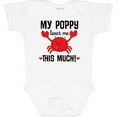 thumbnail image 3 of Inktastic My Poppy Loves Me Grandchild Boys or Girls Baby Bodysuit, 3 of 5