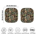thumbnail image 4 of KUIFORTI 2pcs Camo Car Sun Shade for Windshield Foldable Automotive Window Sunshades Universal Fit Cute Car Accessories Keep Your Vehicle Cool UV Sun and Heat Reflector, 4 of 5