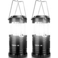 thumbnail image 1 of Linterna LED Lepro, funciona con pilas, plegable, IPX4, paquete de 2, 1 of 8