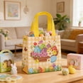 thumbnail image 6 of HYLLai 12-Pack Easter Bunny Gift Bags with Egg Patterns, Polyester Decorative Bags for Holiday Treats, Party Favors, and Spring Celebrations (C), 6 of 6