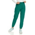 thumbnail image 2 of Hey Collection Womens Stretch Colorful V-Neck Jogger Scrubs Set, Medical Nursing Tops with Four Pocket Scrubs Jogger Pants, 2 of 5