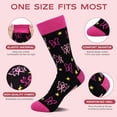 thumbnail image 2 of Funny Socks for Women - Breast Cancer Awareness Socks - Appreciation Ideas Gifts Cancer Care Survivor Comfort Gifts Socks for Chemo Patients Inspirational Gifts, 2 of 7