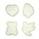 thumbnail image 1 of 4 unids/set molde para galletas, molde decorativo de plástico con forma de dibujos animados respetuoso con el medio ambiente para Cocina, 1 of 5