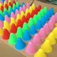 thumbnail image 2 of GOOHOCHY 50pcs Roller Skating Obstacle Training Agility Cones for Training Assorted Color Boundary Setting, 2 of 8