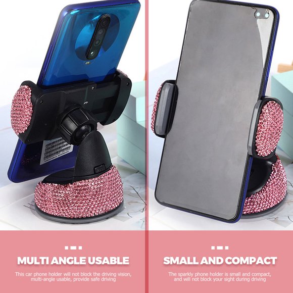 FELTECHELECTR Soporte Para Móvil Rosa Con Para Auto Y Distracciones