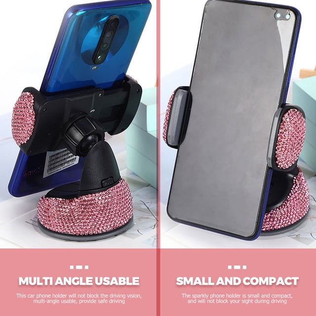 FELTECHELECTR Soporte Para Móvil Rosa Con Para Auto Y Distracciones