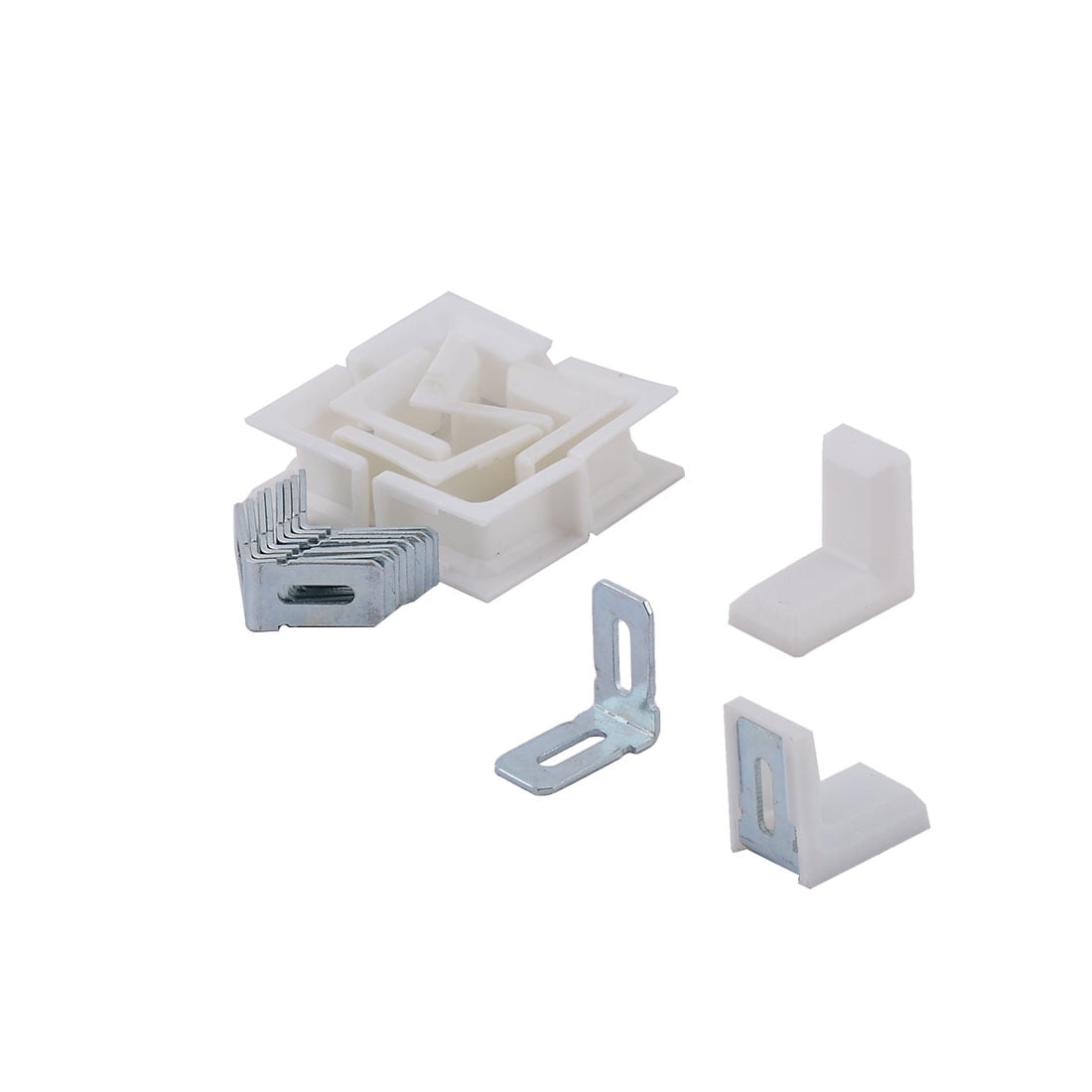 Uxcell Plastic Furniture Shelf 90 Degree Angle Brackets Corner Braces