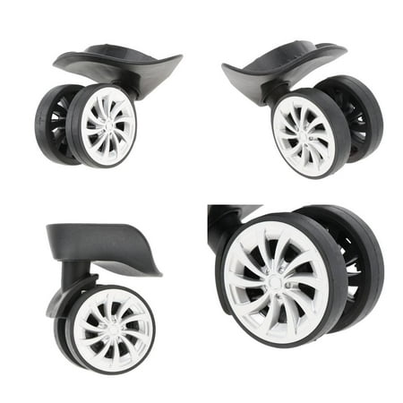 4 Pcs A57 Luggage Suitcase Replacement Wheels Silent Swivel Wheels for ...