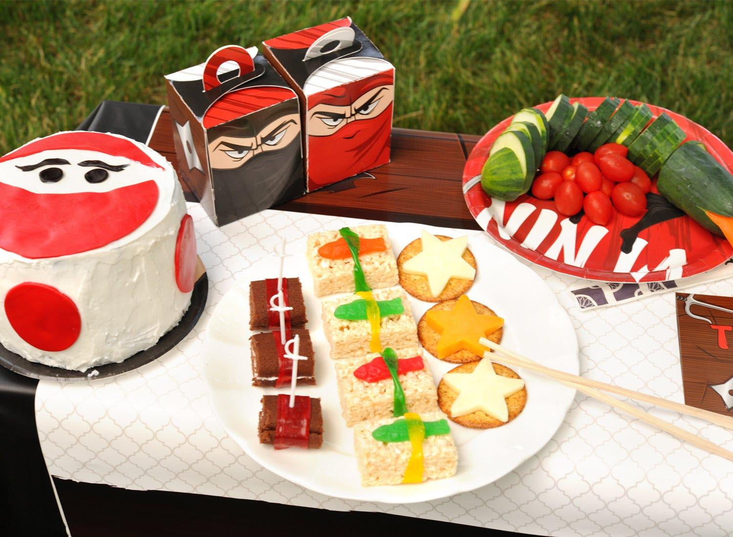 BirthdayExpress Ninja Warrior Party Supplies Basic Party Pack for 16