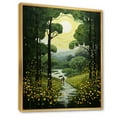 thumbnail image 2 of Designart "Forest Woods Pastoral II" Landscape & Nature Floater Framed Canvas Art Print, 2 of 7
