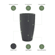 thumbnail image 5 of Ecobo Maceta de 71,1 cm de Alto | Ecológica, Duradera y Ligera | Para Uso en Interiores y Exteriores, Resistente a la Intemperie, Diseño Contemporáneo de Artesanos Brasileños - Gris Oscuro, 5 of 6