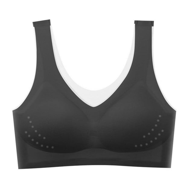 Abcnature Women Daily Comfort Bras Sexy Lifting Plus Size Sagging Double Breasted Bras Underwear Daily Bras