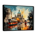 thumbnail image 2 of Designart Rome framed wall art decor, Rome framed wall Art, Rome City composition , Red Industrial black framed wall art, 40x30 inches black frame, 2 of 5