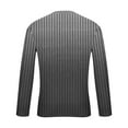 thumbnail image 5 of S-4X Big & Tall T Shirts for Men Long Sleeve Plus Size Crewneck Tees Tops Mens Casual Gradient Stripe Printed Pullover Basic Going Out Workout Tshirts, 5 of 5