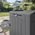 thumbnail image 4 of Homall 2PCS 31 Gallon Outdoor Deck Box In Resin with Seat, 4 of 7