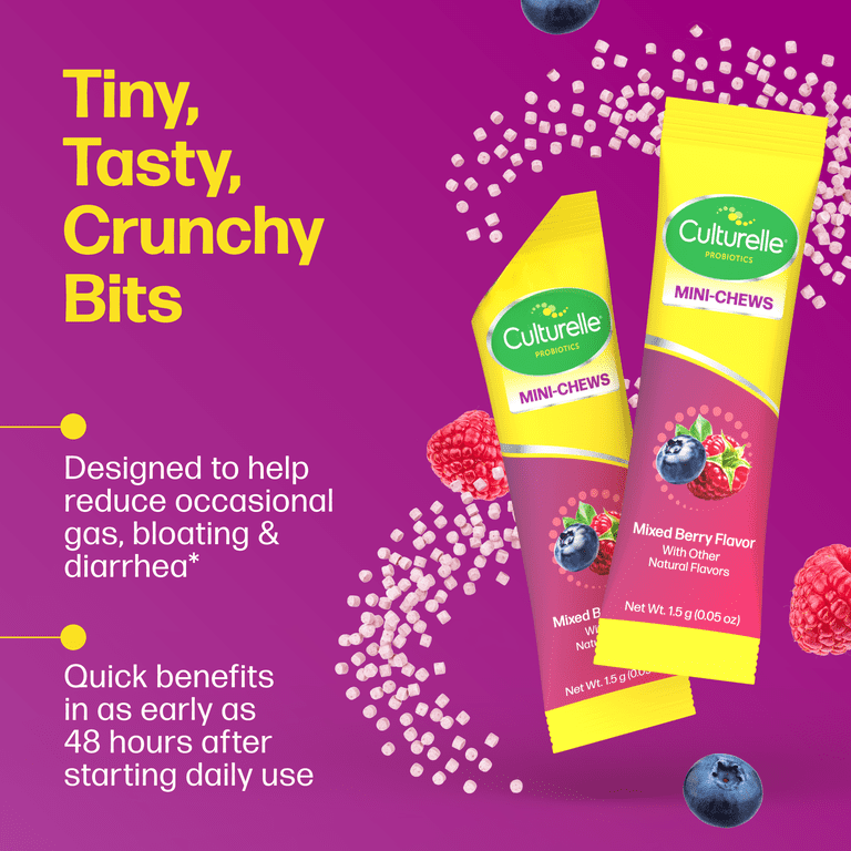 Complete 3-in-1 Biotics Mini Chews, Mixed Berry, 28 Count photo 4