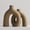 Brown, variant on Hug Donut Decorative Vase Set - Modern Nordic Boho Style Vases Home Decor, Matte Ceramic Decorations for Living Room Shelf, Bookshelf Mantle Entryway Table or Console Décor