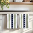thumbnail image 7 of Coastal Turtle Kitchen Towels Set of 4, Sage Green Stripe Navy White Ocean Absorbent Dish Towels for Kitchen, Microfiber Hand Towel, Quick Drying Tea Towel for Cleaning Decorative Dishcloths, 7 of 7