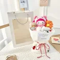 thumbnail image 3 of Nuevo producto Sanrio Cartoon Plush Cinnamoroll Bouquet Kuromi Hello Kitty Cat Plush Doll Toy Regalos de graduación Regalo del día de San Valentín, 3 of 5