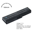 thumbnail image 6 of Battery For Toshiba Satellite L750 L770 P740 P745 P750 P755 P770 P775 C650 C660, 6 of 11