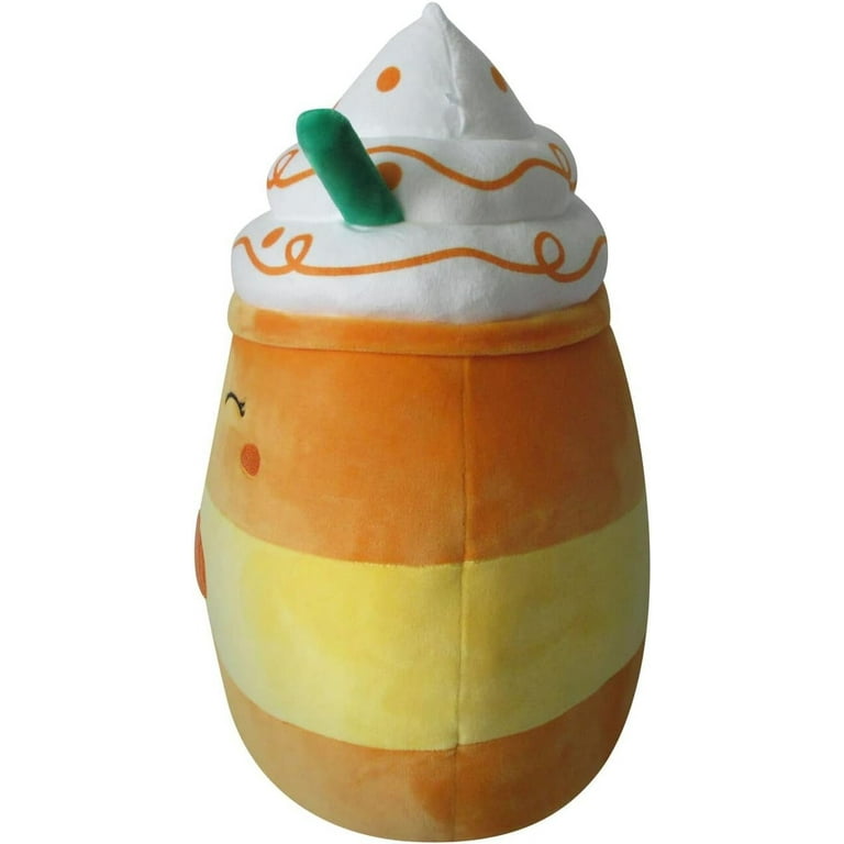 Squishmallows 14 inch Delindy the Orange Pumpkin Spice Latte Plush