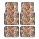 thumbnail image 1 of Balery Funny Dogs Family Juego de 4 Alfombrillas para Auto, Revestimientos de Caucho Resistente, Diseño Antideslizante, 1 of 7
