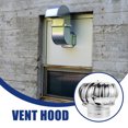 thumbnail image 3 of Capuchon de Ventilation de Toit en Acier Inoxydable, Capot de Cheminée Rotatif, Imperméable, pour Toits et Cheminées, Capuchon de Cheminée Extérieur Épaissi, 3 of 8